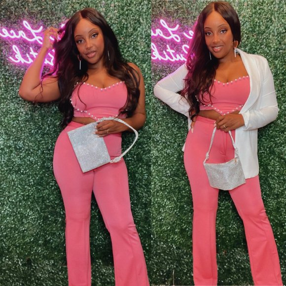 Hight-rise Pinch front Flare Pants - Picture 8 of 8